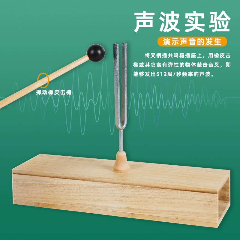 Учебная монета? Wait not. Let's craft translation: The phrase: "Teaching Yin fork 256/512/440Hz Herz resonance fork set Teaching aid sound hammer fork resonance box learning"