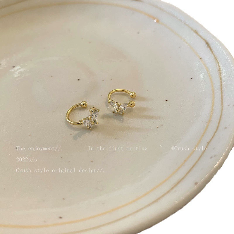 Tide, изысканные серьги-клипсы, не прокалывайте уши, легкий роскошный стиль, высококачественный стиль