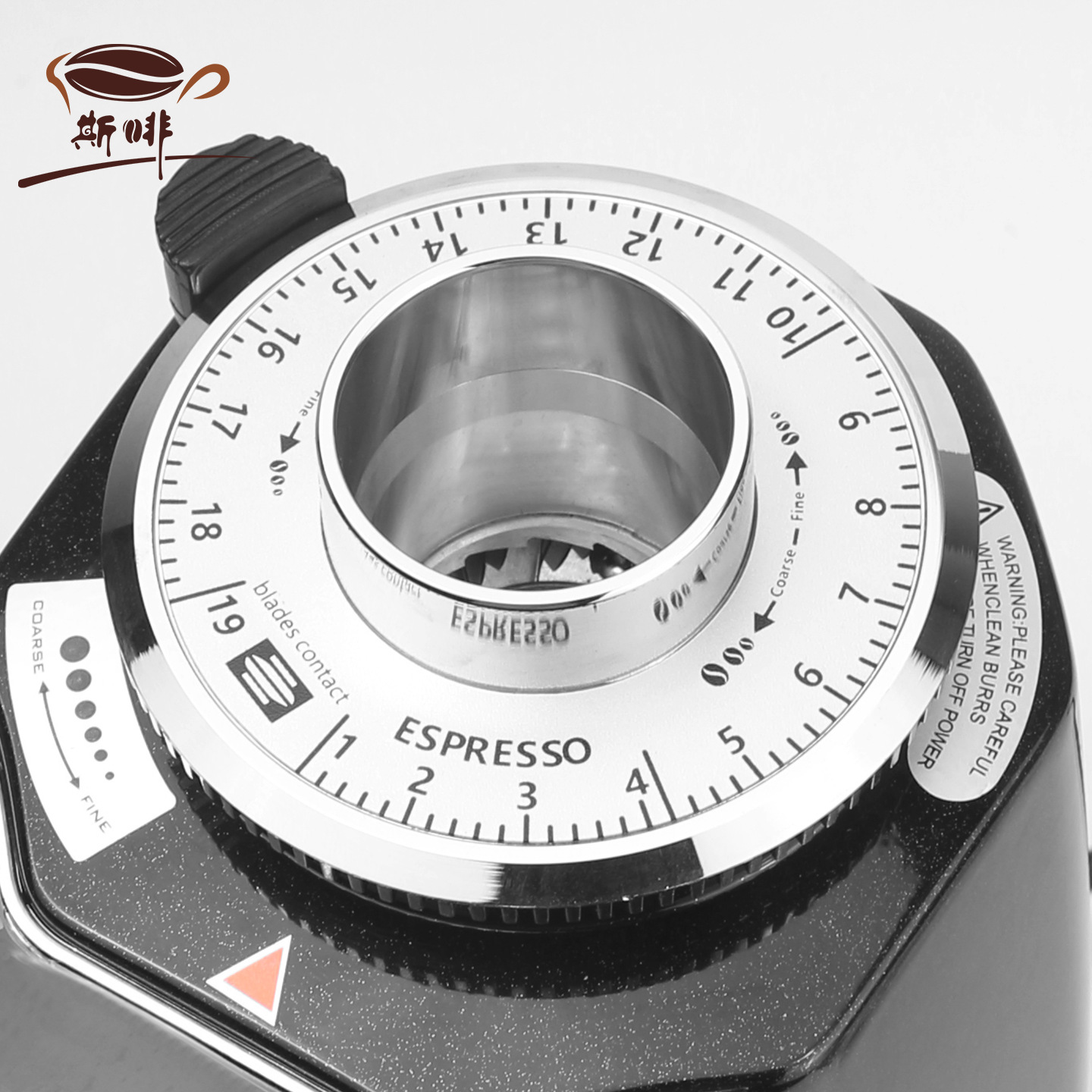 molino de frijoles cuantitativo comercial 60mm cuchillo plano tiempo de pantalla táctil cuantitativo y estable molino de polvo 021Pro