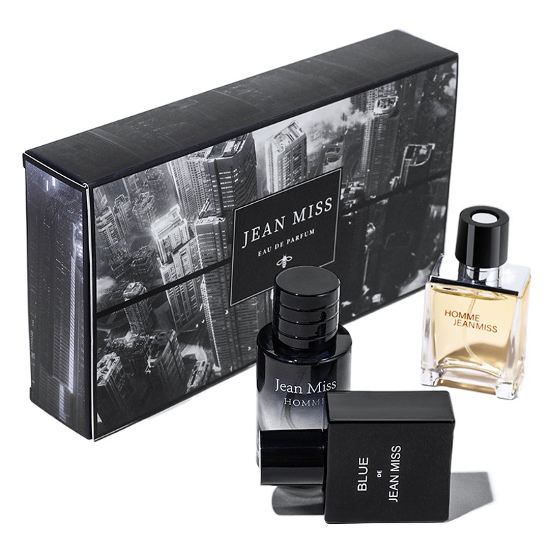Cross-Border Foreign Trade Men's Cologne Perfume Set with Long-Lasting Fragrance, Live Broadcast Tk Hot-Selling Men's and Women's Perfume Gift Box Wholesale