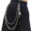 Billiard beads pants chain white k