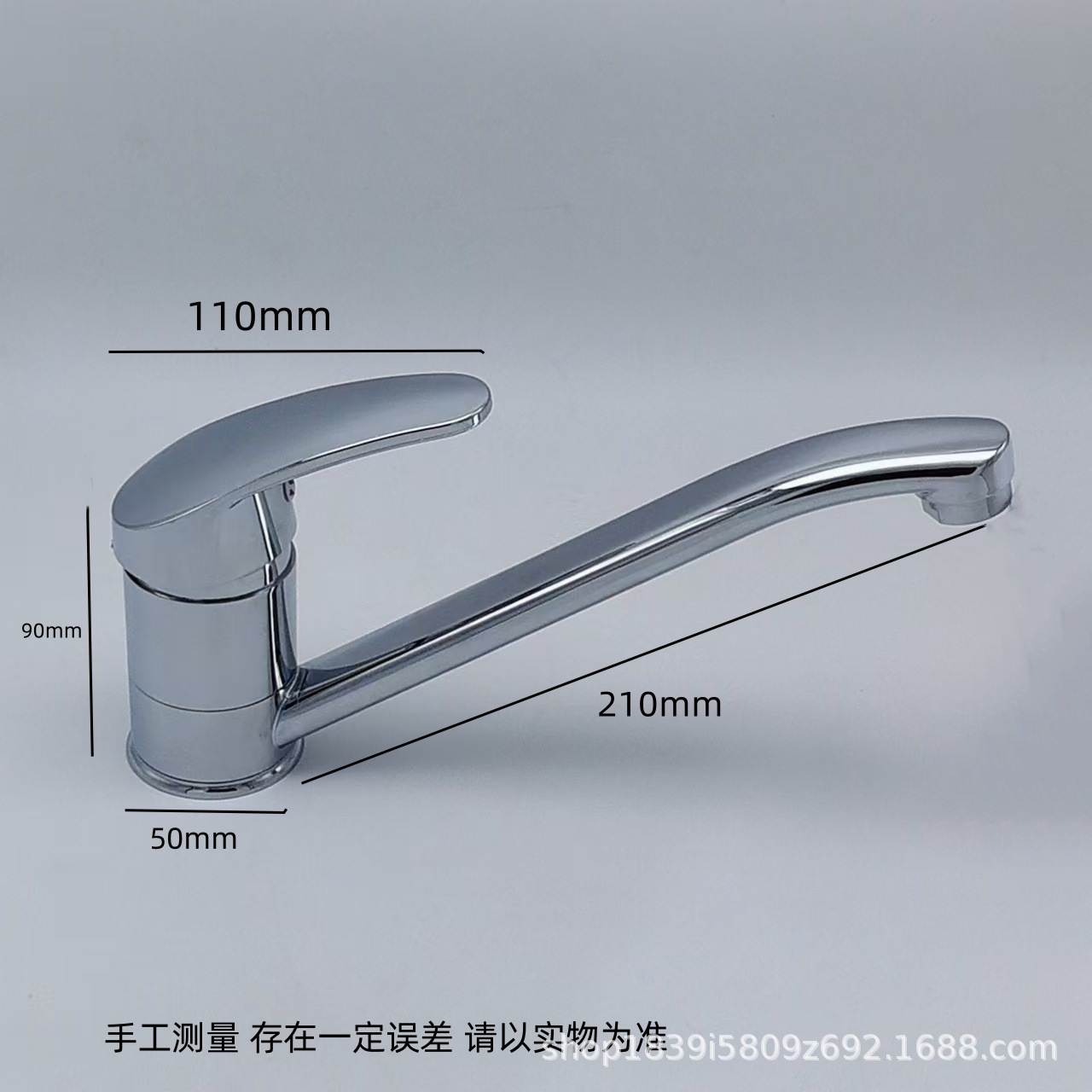 Grifo Mezclador de Cocina de Aleación de Aluminio para Agua Fría y Caliente