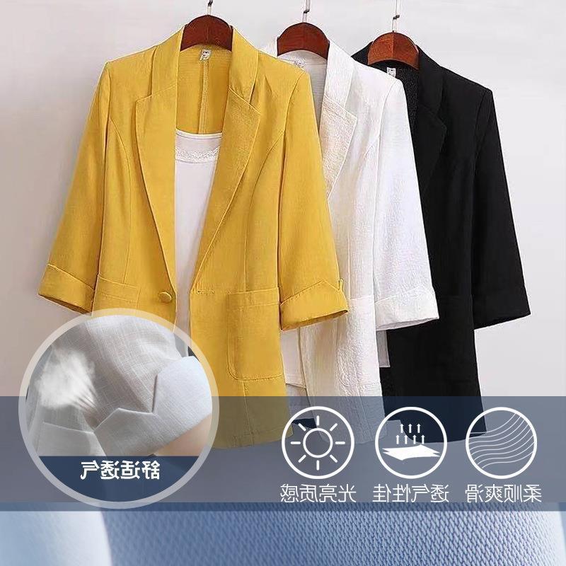 Thin summer classic suit jacket for leisure