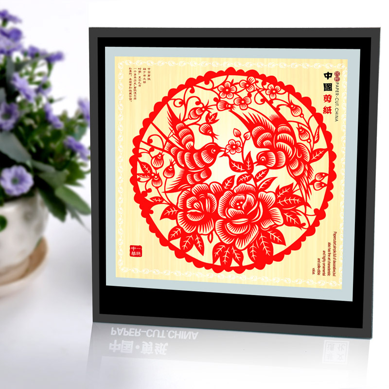 까치가 매화에 올라갑니다