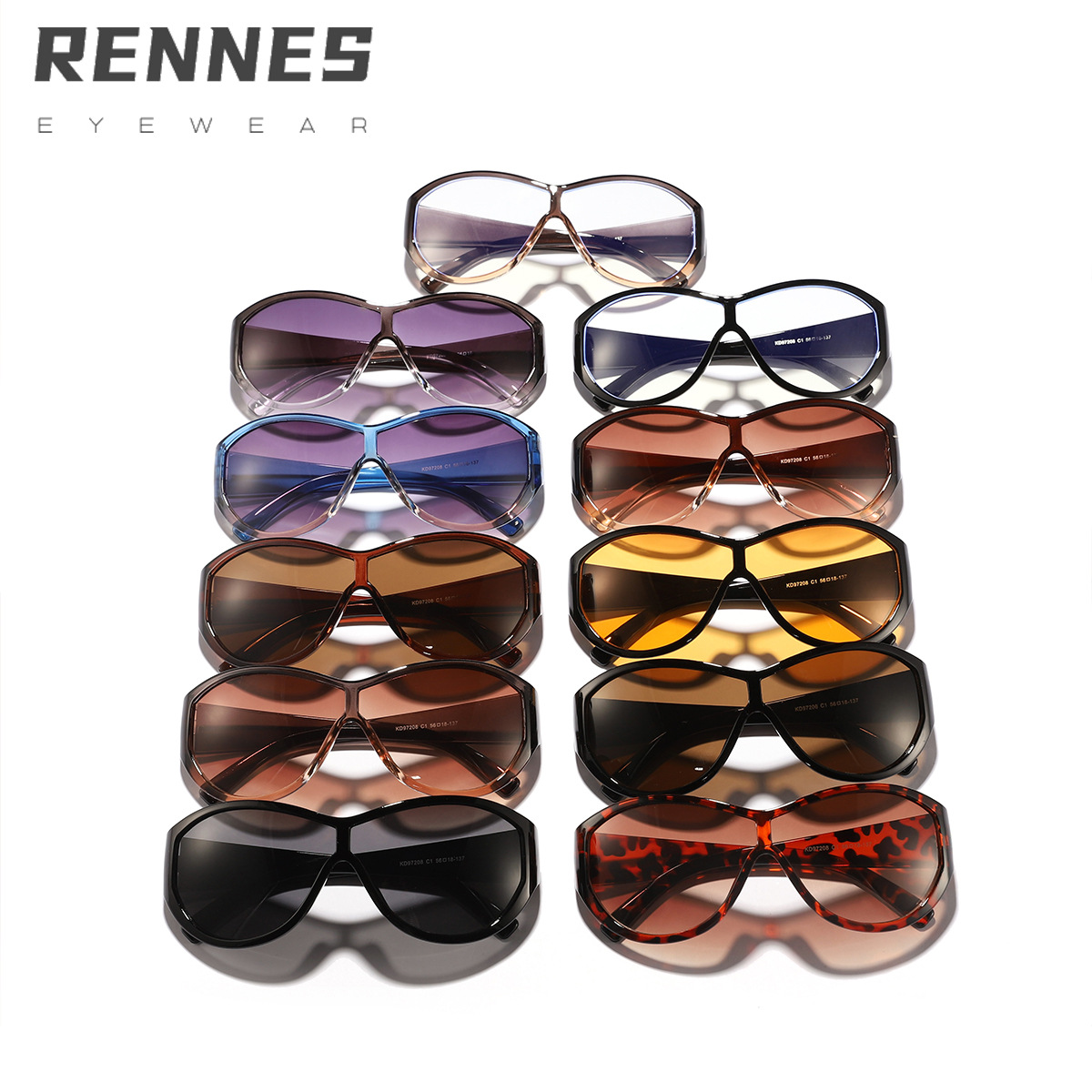 Espejo de sapo de marco grande europeo y americano para hombres y mujeres transfronterizos nuevas gafas de sol de ciclismo retro a prueba de viento gafas de sol de protección UV para exteriores