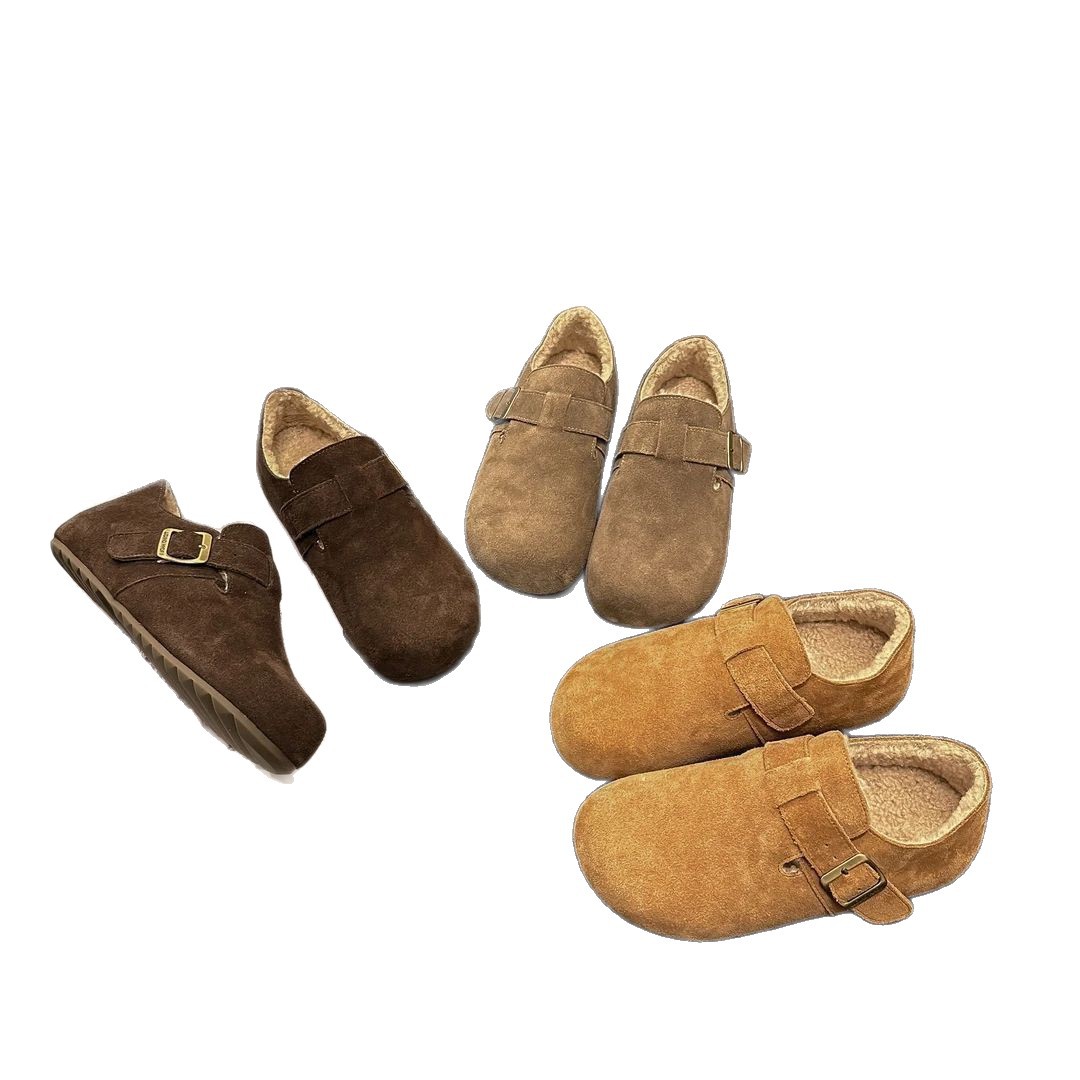 Damenschuhe mit Fleecefutter, trendiger und vielseitiger Stil für Herbst und Winter, warm, bequem, vollständige Abdeckung, neu_voghion.com