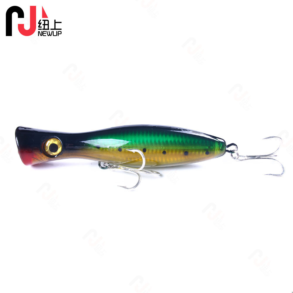 Big Popper Lures Hard Plastic Minnow Baits Fresh Water Bass Swimbait Tackle Gear