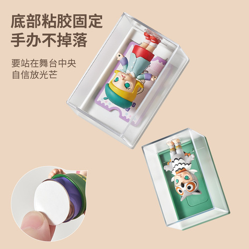 Blind box storage display rack wall hanging figure display cabinet popmart doll wall hanging transparent display cabinet