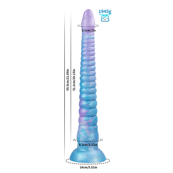 Large blue luminous tentacle