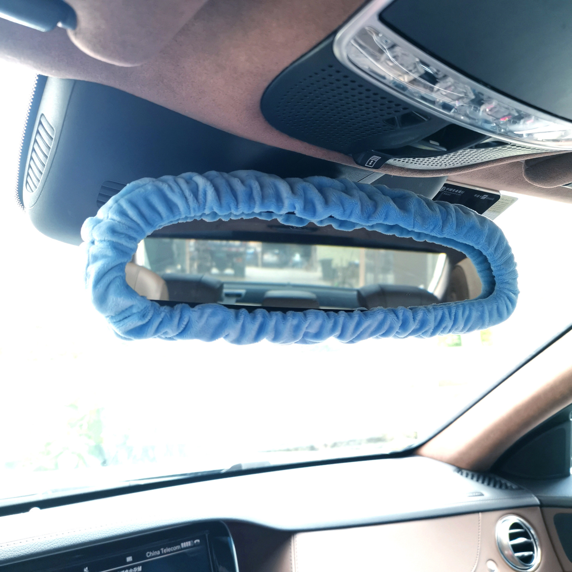 Car Gear Cover, Handbrake Cover, Roof Pull Glove Set, Soft Crystal Velvet, Universal for Cars