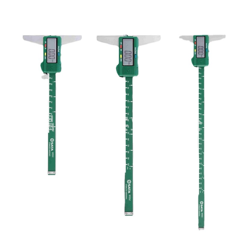 世达（SATA）工业级数显深度尺0-300mm高精度游标卡尺91551数显深