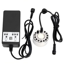 2026年新款可遥控可调色LED灯造雾喷泉喷雾加湿器雾化器流水假山