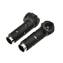 汽车音响FM车载收音机ISO转DIN天线转换连接器黑烟斗插头母头