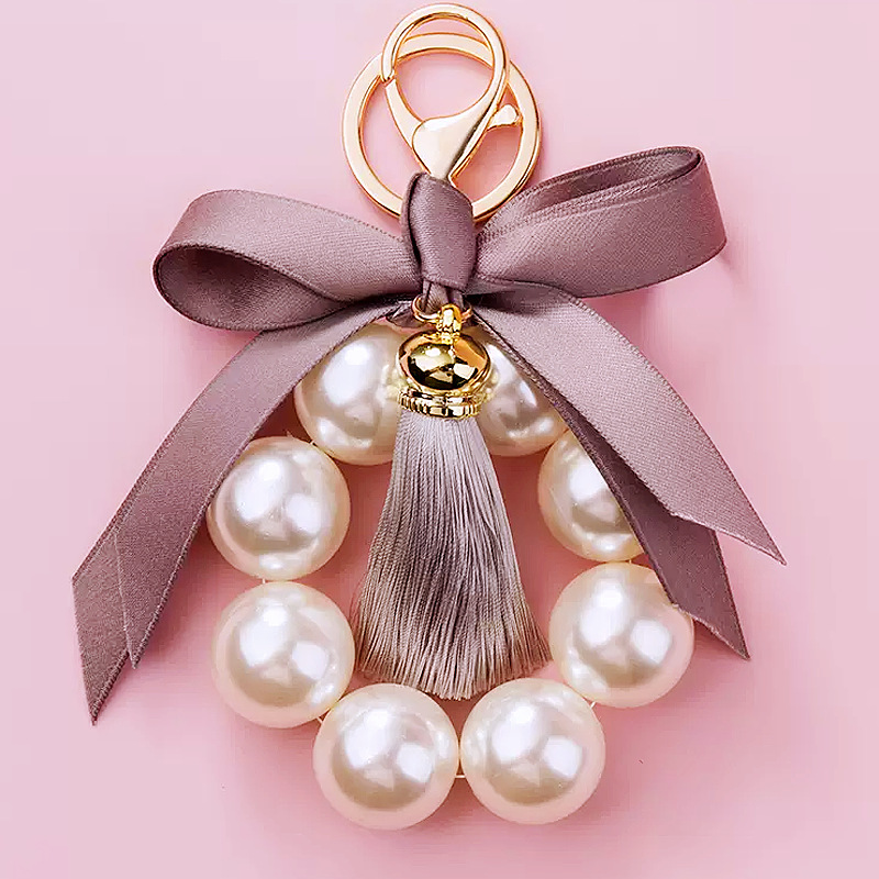 98g Weight Keychain Classification 1 Piece Quantity Daily, Date Occasion Metal Material Bow Knot Pattern Women's Gender Cute Style Cute Bow Knot Metal Women's Keychain 9