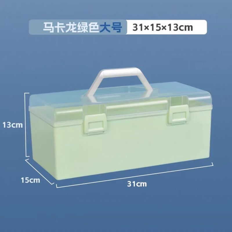 プラスチック透明書道収納ケース延長学生携帯毛筆手提げケース美術生書道工具箱|undefined