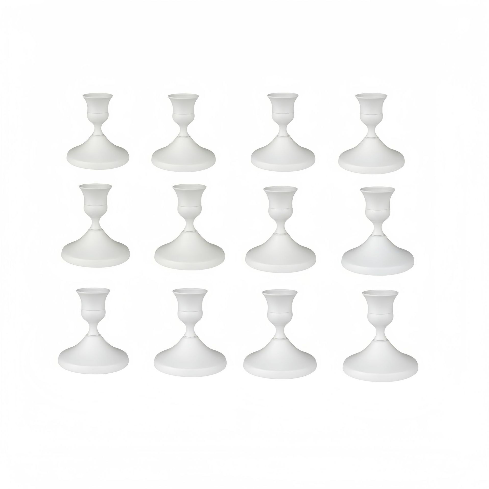 Adornos de candelabros pequeños simples de estilo europeo Navidad San Valentín luz de velas Cena Sentido de ambiente Candelabros Decoración de bodas