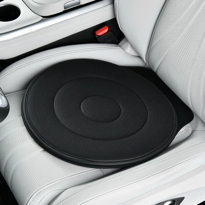 Car interior 360-degree rotating car seat cushion for elderly and pregnant women, suitable for all seasons, multifunctional mobile seat cushion (Multi-function pad) - classic-black
