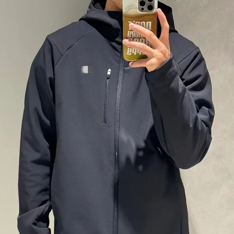Available in stock: Autumn and winter hip-hop trendy zip-up sweatshirts, company business workwear, party and class uniforms, hooded jackets with printing
