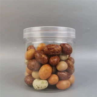 PET透明塑料密封罐广口瓶防漏分装瓶防潮塑料瓶家用储物罐装