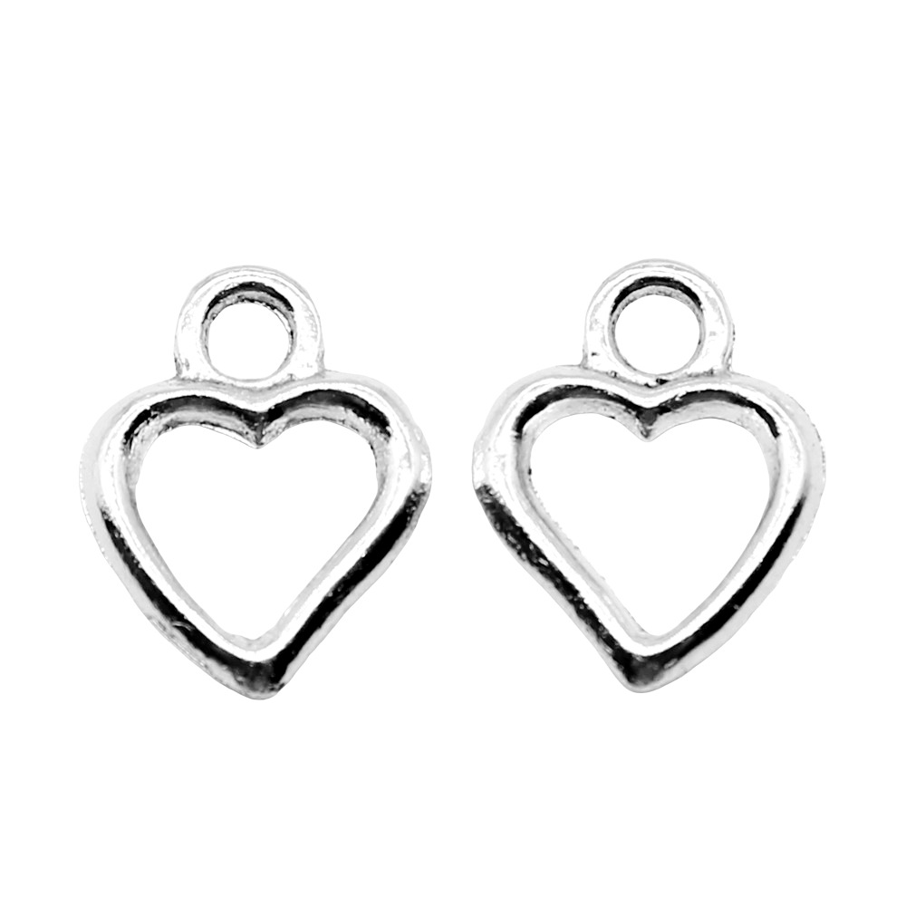 1 Piece Simple Style Heart Shape Alloy Plating Pendant Jewelry Accessories display picture 3