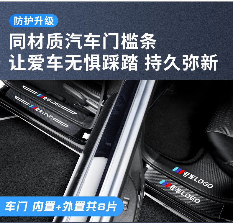 Suitable for Hyundai Accent Accent door anti-kick pad car interior modification special door panel protective pad