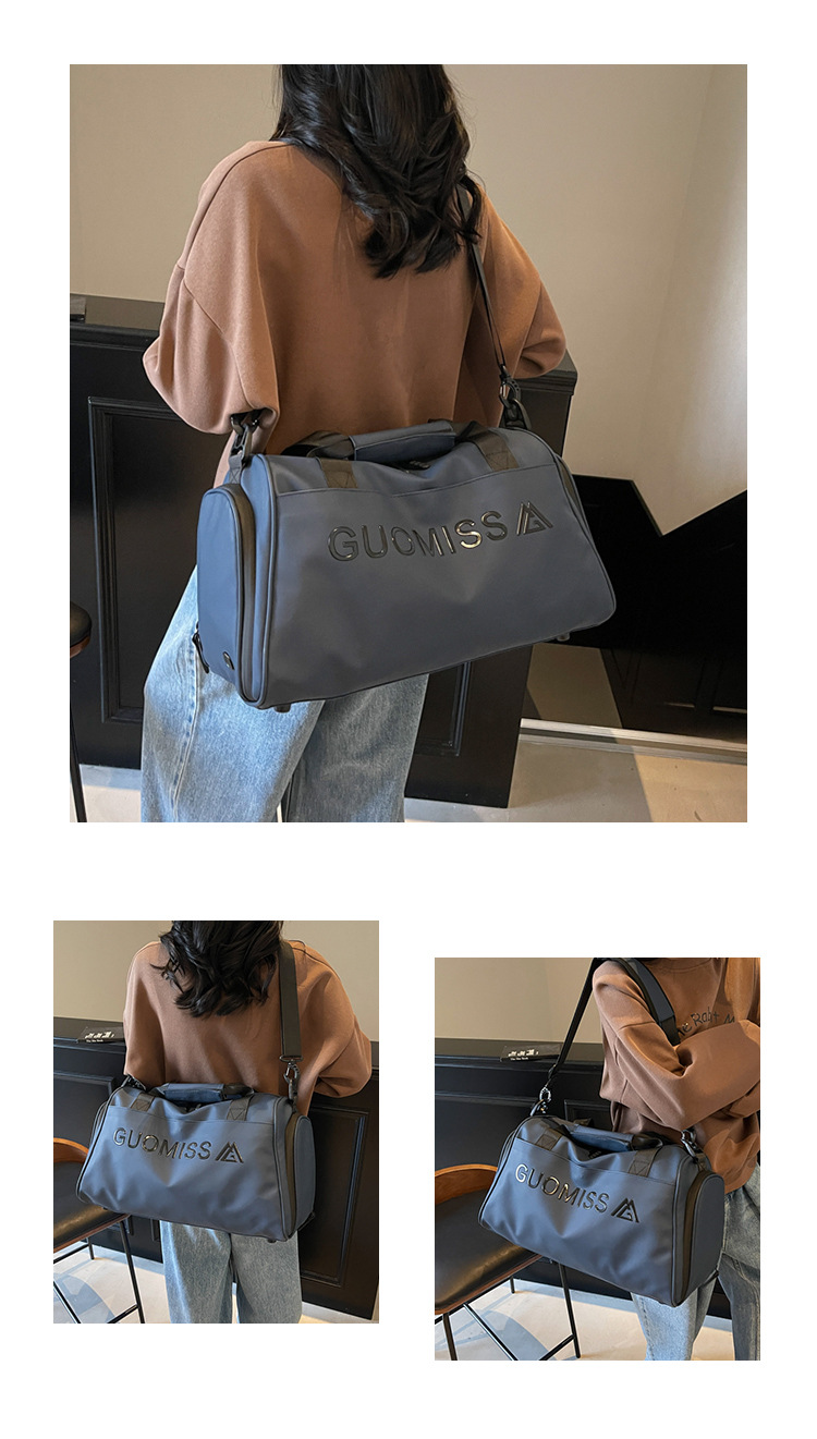 Hochwertige, multifunktionale Reise-Sporttasche für Herren mit großem Fassungsvermögen und separater Aufbewahrungsmöglichkeit für trockene und nasse Gegenstände._voghion.com