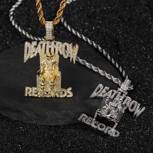 European and American New Trendy Clothing Pendants Hao Shichao Hip-Hop Letter Necklaces Men's and Women's Jewelry Factory Wholesale