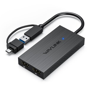 WAVLINK�p4K����ҕ�l�U���@��USB-C�D�pHDMI 4K�@ʾ�m����