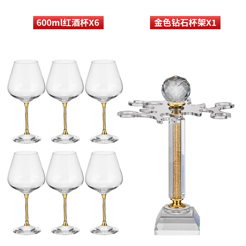 Wineglass, glass holder, 600 ml