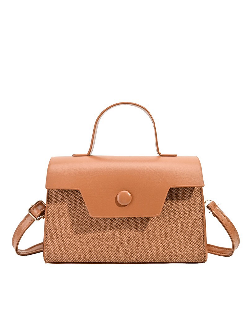 Bolso 2026 nuevo bolso cuadrado simple, bolso de hombro de mano de moda de mujer, bolso de cuero PU de alta calidad