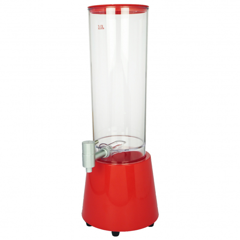 Xinyuan Cannon de cerveza de barril con grifo Contenedor de barril de Cola de 3L Cannon de barril luminoso Barra de barril de cerveza de red de 3 litros dedicado