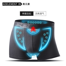 精索枪弹式分离内裤男阴囊托静脉底裤冰丝囊袋曲张平角英国卫裤头