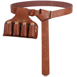 Medieval Alchemist Costume Belly Bag Accessories Role-playing Supplies Alchemist Fantasy Magic Potion Belly Bag