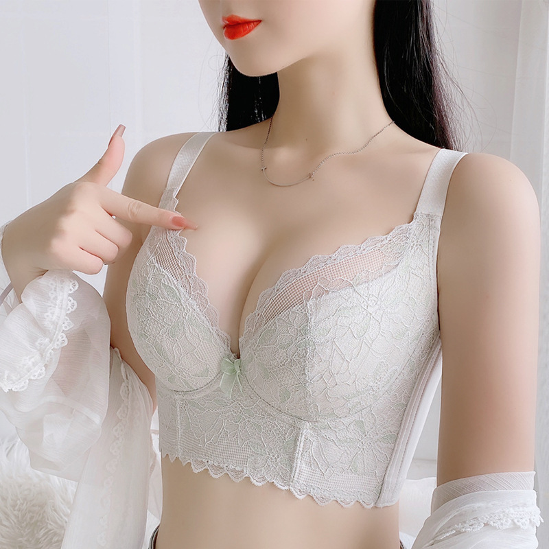 Beauty Salon Shaping Intimates, Classy Lace Thin, Delicate Large Size, Breast-Retracting, Push-Up Adjustable Bra, Soft Steel Ring Beauty Salon Shaping Intimates, Classy Lace Thin, Delicate Large Size, Breast-Retracting, Push-Up Adjustable Bra, Soft Steel Ring