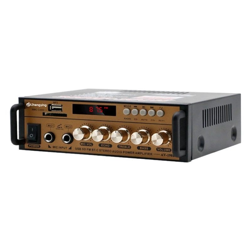 Трансграничные горячие продажи новый Bluetooth-усилитель бытовой двухкановой карты USB-накопитель беспроводной пульт дистанционного управления