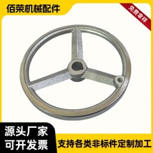 铸铁镀铬方边手轮 金属机床操作铸铁手轮带手柄电镀铬手轮金属手
