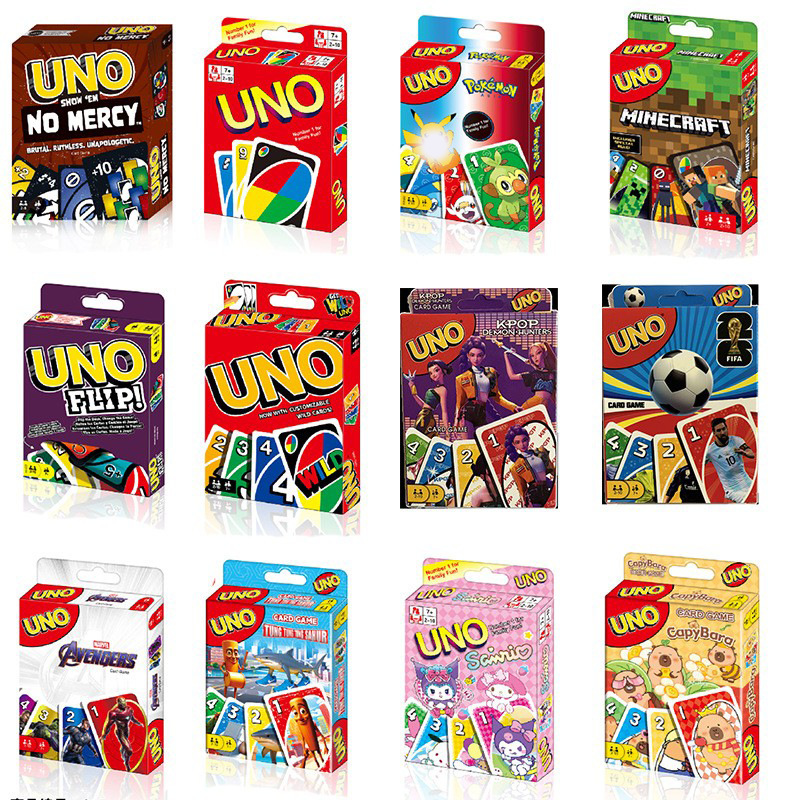 Cross-Border Uno Playing Cards Uno Cards Uno Cards Uno Card Game Uno Poker Cards Uno No Holds Back, No Box Packaging