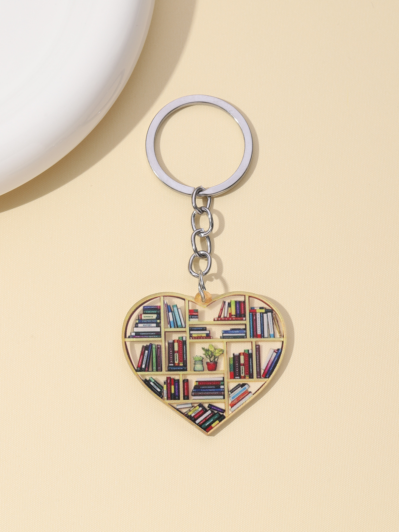 10g Weight Bag Pendant, Keychain Classification 1 Piece Quantity Daily, Street Occasion Acrylic Material Animal, Heart Shape Pattern Unisex Gender Simple Style, Classic Style Style Simple Style Classic Style Animal Heart Shape Arylic Unisex Bag Pendant Keychain 8