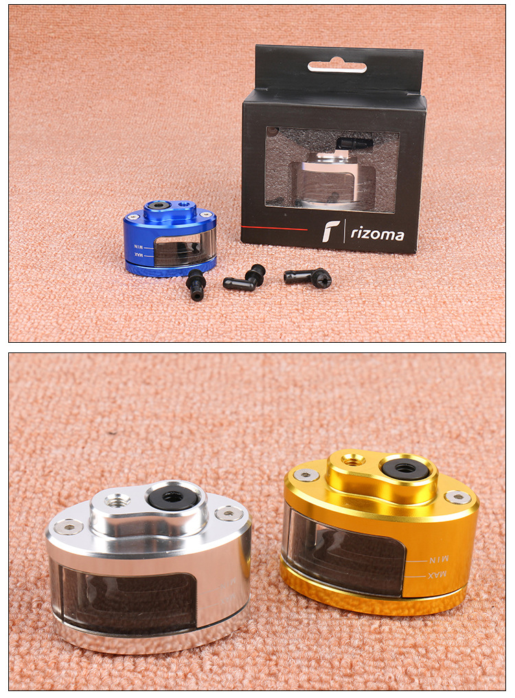 Motorcycle CNC accessories aluminum alloy oil pot modified car upper pump oil pot bracket direct push brake upper pump oil pot