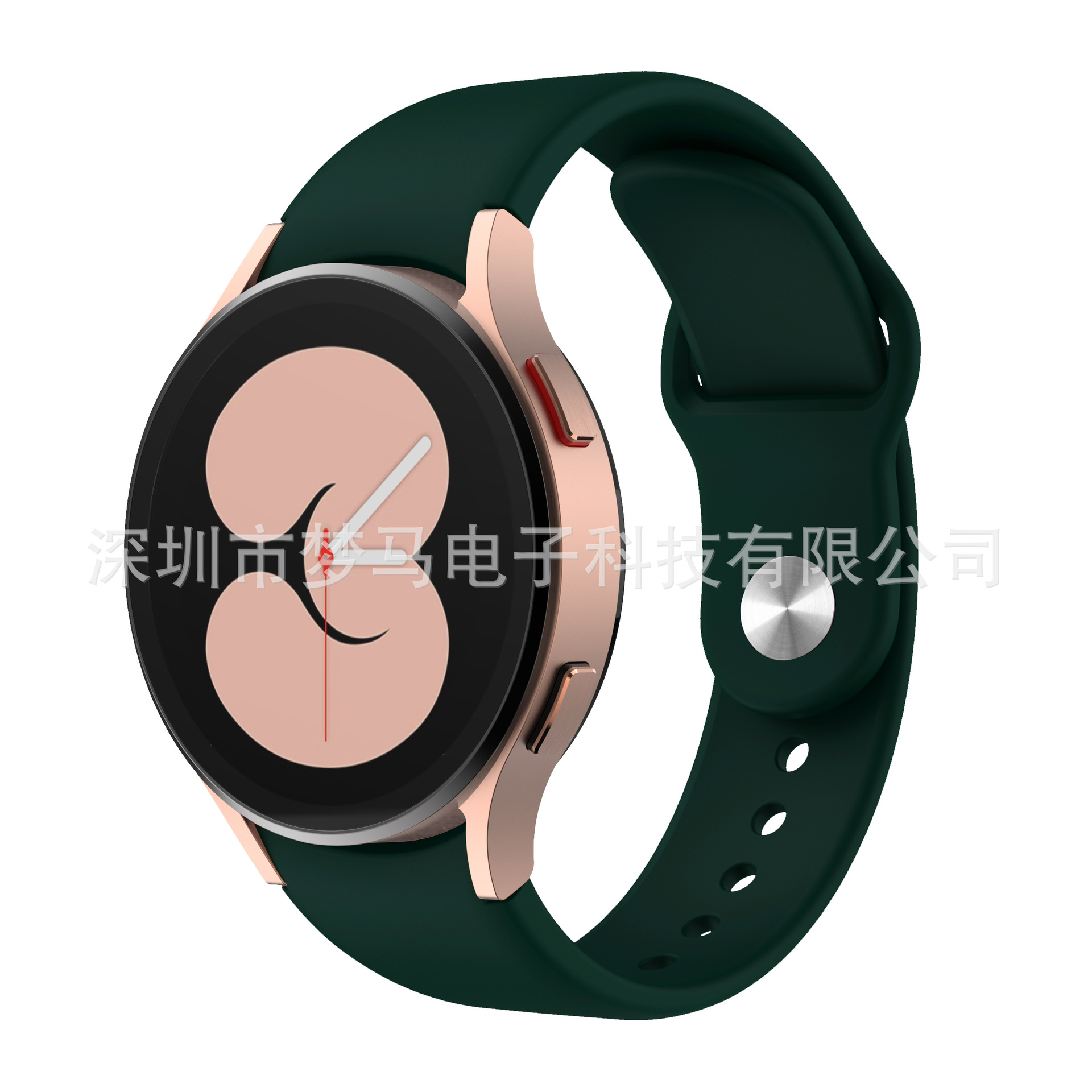 Correa de silicona con hebilla inversa para Samsung Galaxy Watch7, compatible con Watch56classic, correa con hebilla Nike