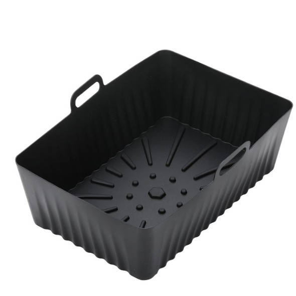 Hot horno silicona aire freidora bandeja de pizza horneado bandeja de horneado mano matriz de horneado