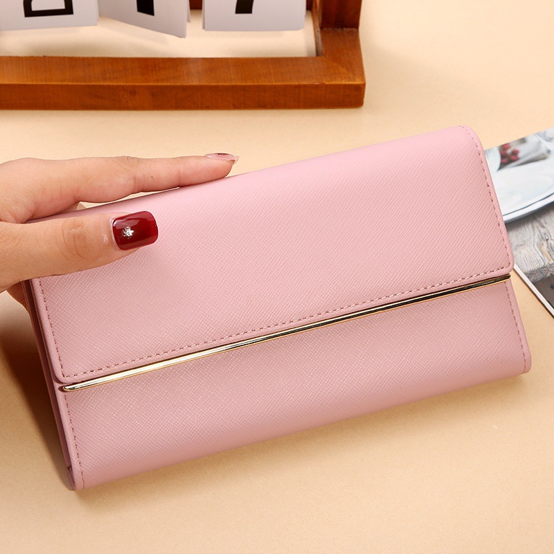 Amazon Best-Seller Large Capacity Tri-Fold Genuine Leather Wallet, Fashionable Luxury Long Wallet For Women With Multiple Card Slots