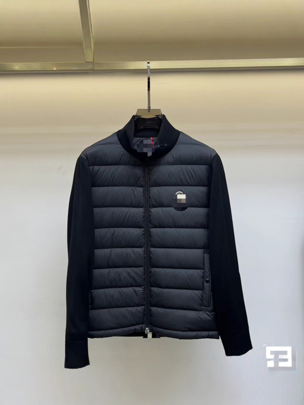 2025羽绒服高版本男士羽绒服保暖毛衣针织袖蒙家保暖立领外套上衣|undefined