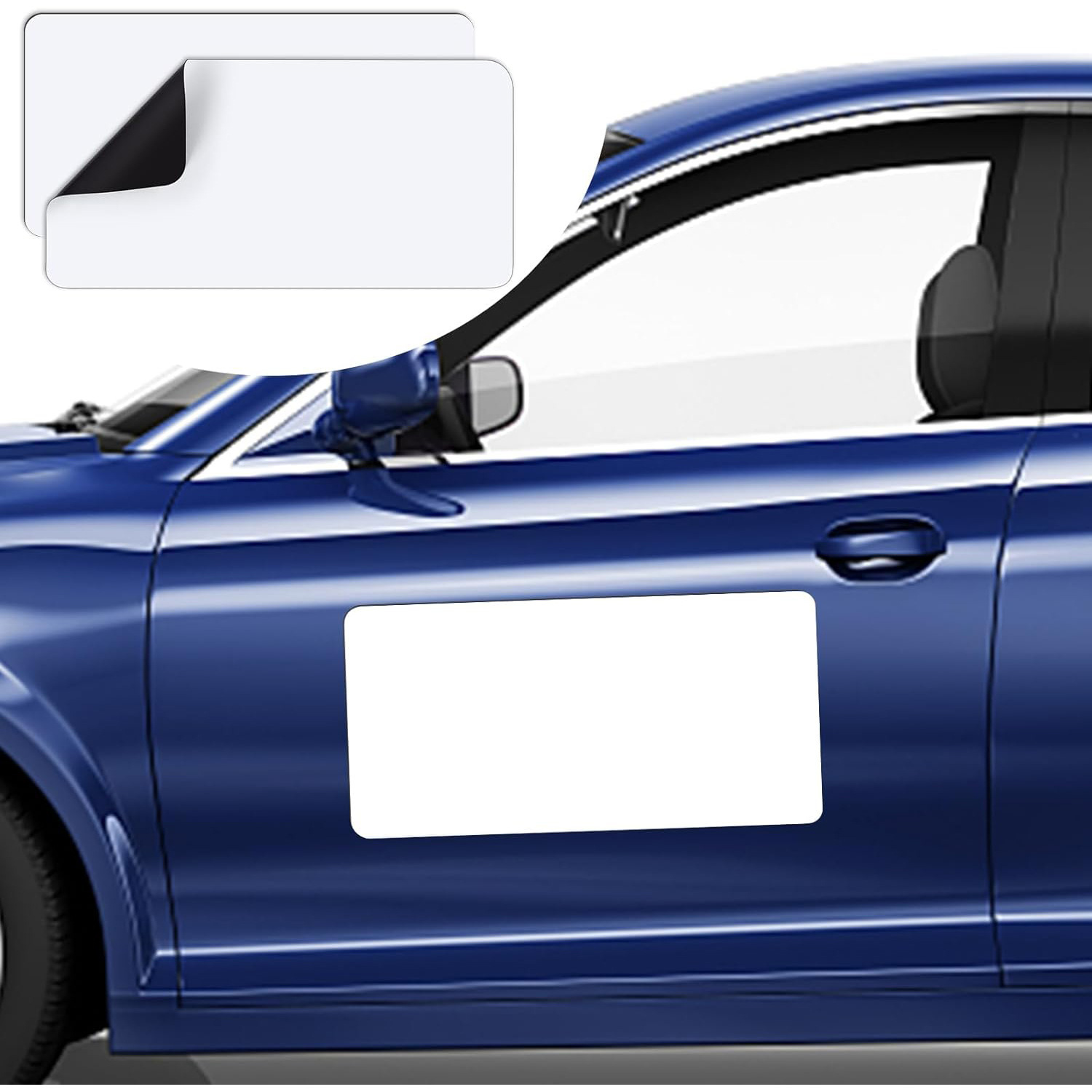 Amazon imán de automóvil en blanco puerta de automóvil parachoques magnético pegatinas de impresión publicitaria pegatinas de automóvil anti-rañazos