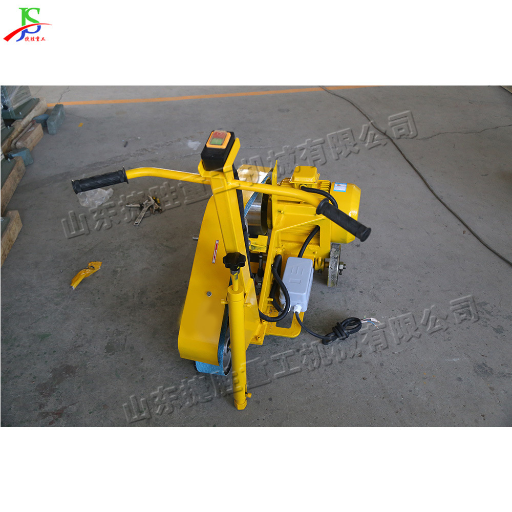 mano empujada placa de acero soldadura máquina de cinta abrasiva punto de soldadura plano máquina de pulido de cinta abrasiva punzón máquina de molienda de soldadura de placa image 4