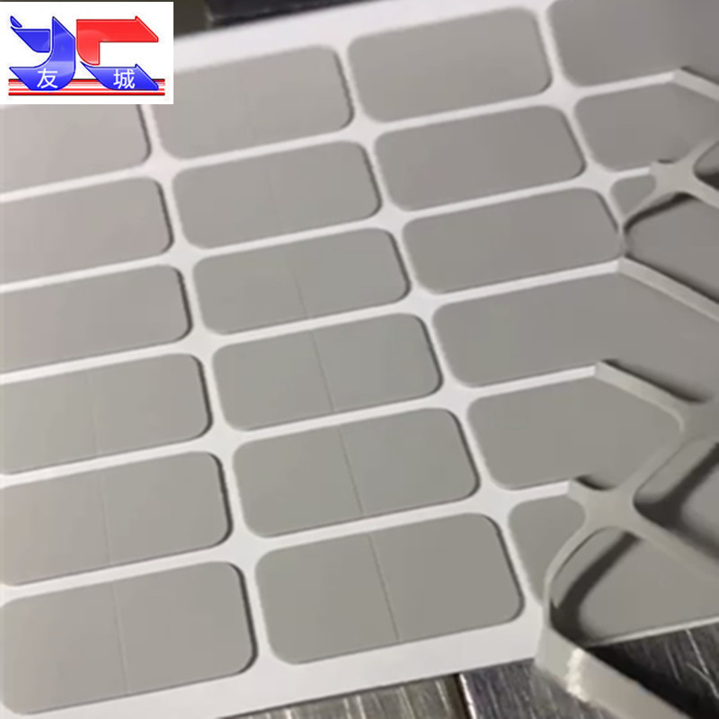 深灰色硅胶垫 格纹硅胶脚垫 防滑垫 隔音垫