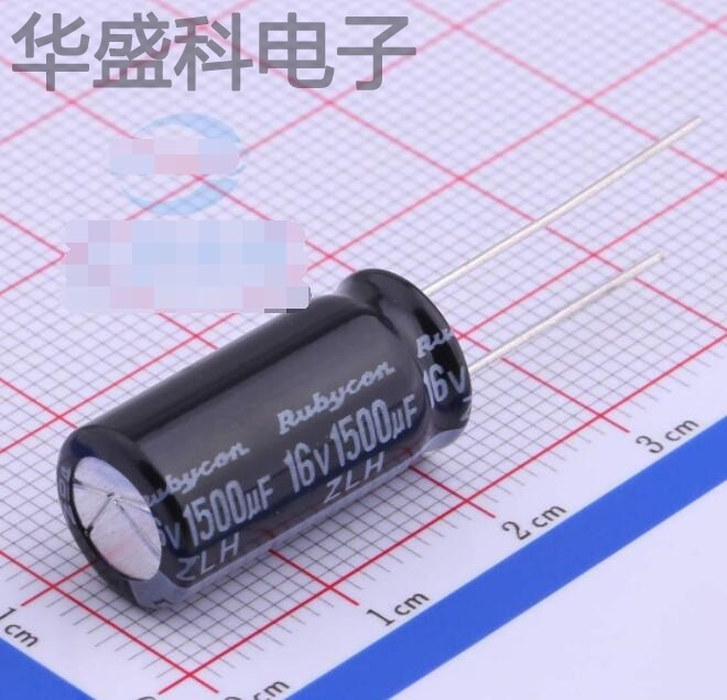 16ZLH1500MEFC10X20 描述 1500uF 16V 引线型铝电解电容 厂家直销