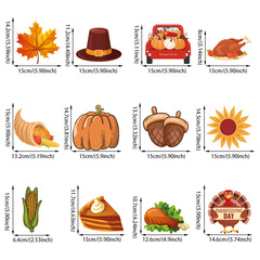 2023新款感恩節螺旋吊飾亞馬遜場景氣氛布置派對裝飾用品掛飾批發