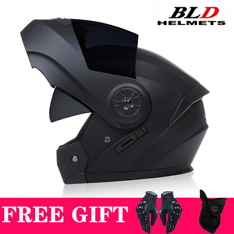 Motosiklet kaskı (dəbilqə) – Motuoche Full Helmet Electric - matte-black-tea-visor-gift-mask-gloves-s55-56