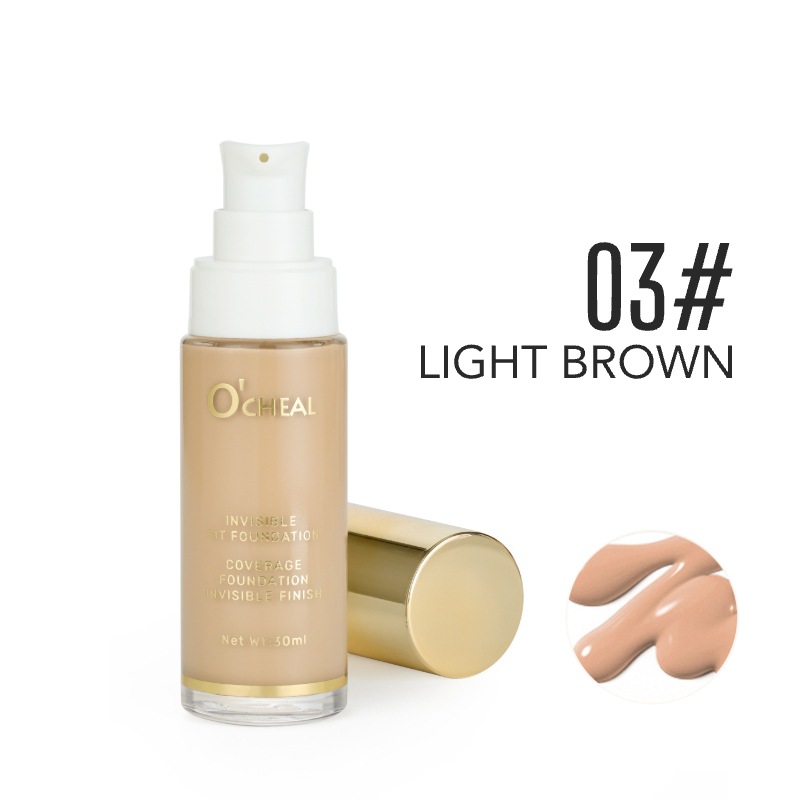 Comercio exterior concelador base líquido humectante natural sin quitar el maquillaje multi-color de la piel pasta de base de maquillaje invisible en stock